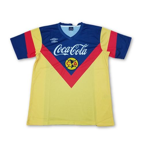 89-90 Club America Retro Home Kit Soccer Jersey